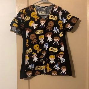 Star Wars scrub top